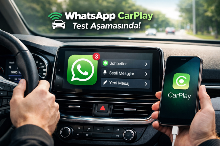 WhatsApp, CarPlay Uygulamasını Test Etmeye Başladı Araç İçi İletişimde Yeni Dönem
