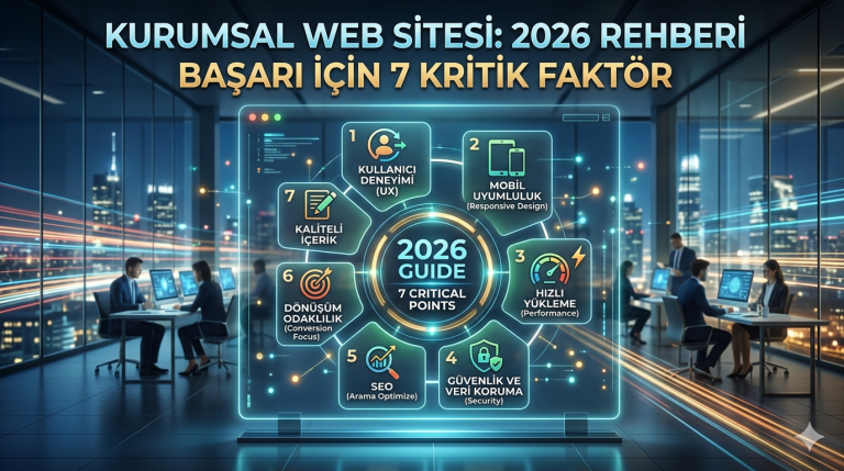 Kurumsal Web Sitesi: 2026 Rehberi ve Başarı İçin 7 Kritik