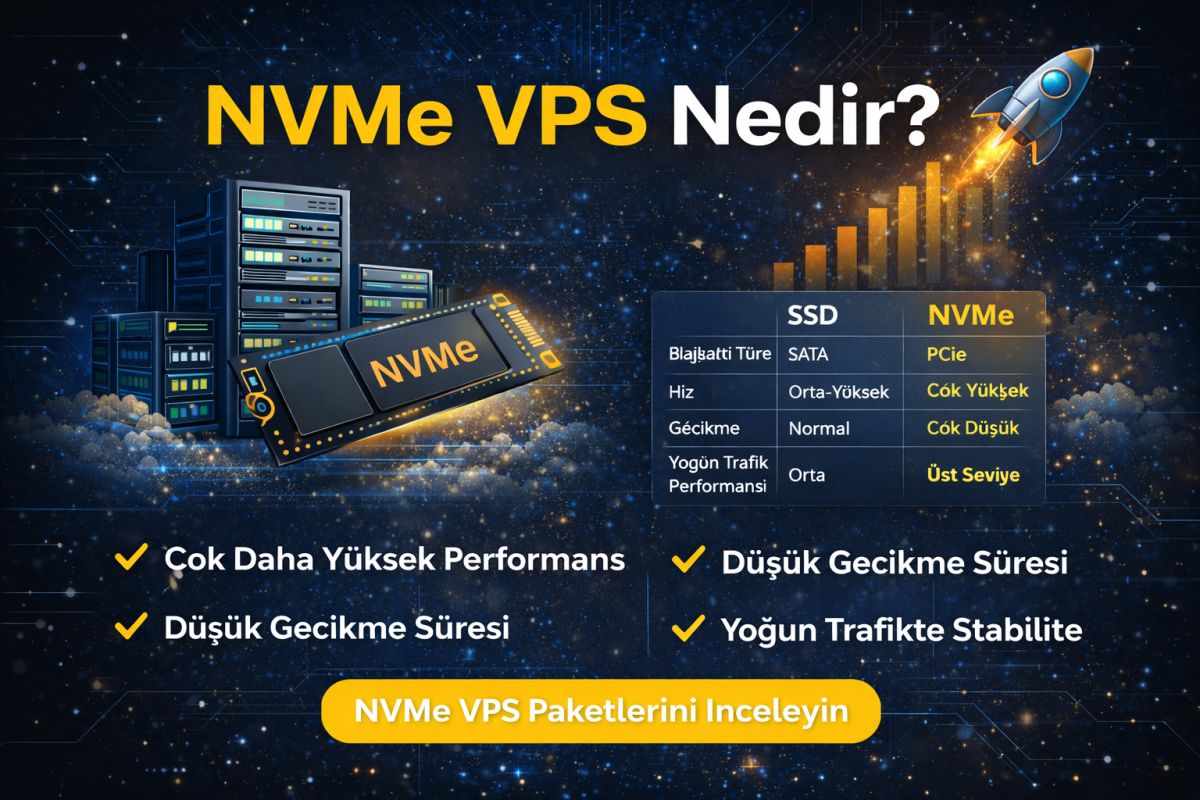 NVMe VPS Nedir? Hızlı Sanal ...