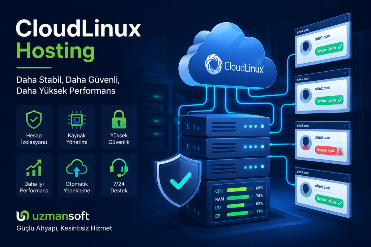 CloudLinux Hosting Nedir? Avantajları, Özellikleri ve Neden Tercih Edilmelidir?