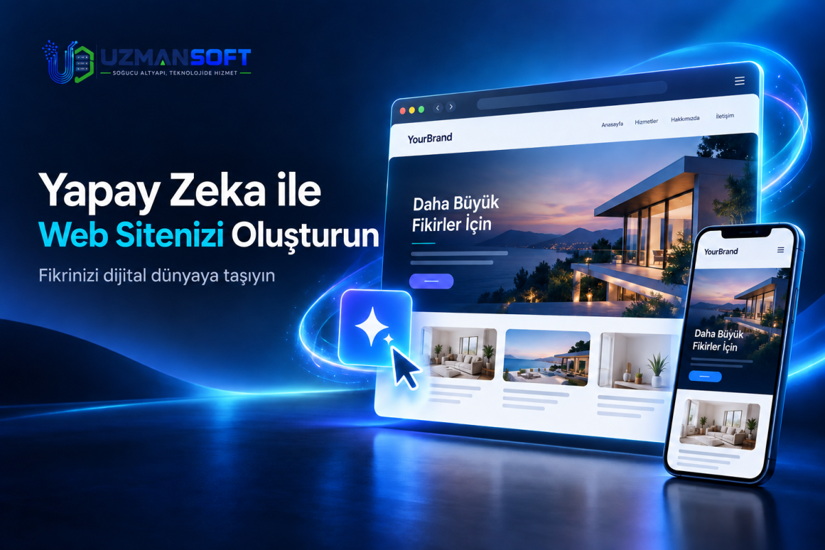 Yapay Zeka ile Web Sitesi Oluşturma Uzmansoft ile Dijital Dünyaya Adım Atın