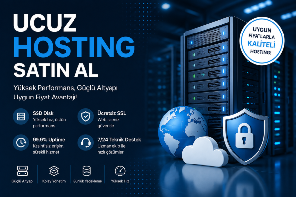 Ucuz Hosting Satın Alarak Web Sitenizi Güçlü Bir Altyapı ile Yayınlayın