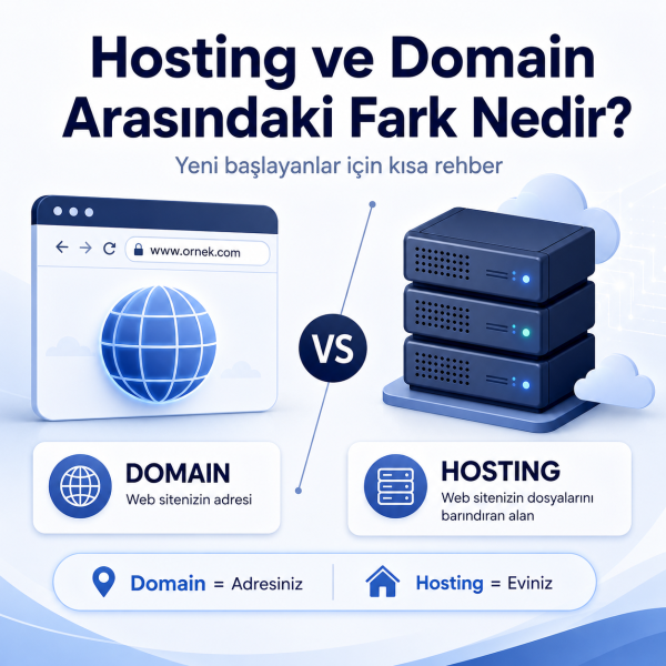 Hosting ve Domain Arasındaki Fark Nedir?