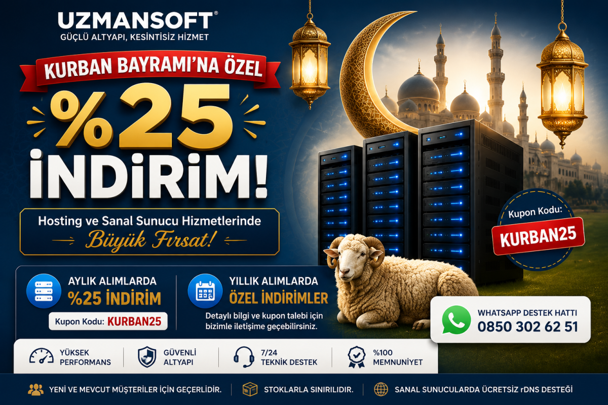 UzmanSoft’tan Bayrama Özel %25 İndirim Fırsatı
